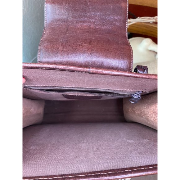 BRIGHTON DONNA CLASSIC Shoulder Bag Purse - 1996 - Leather - Excellent Condition - Picture 5 of 7